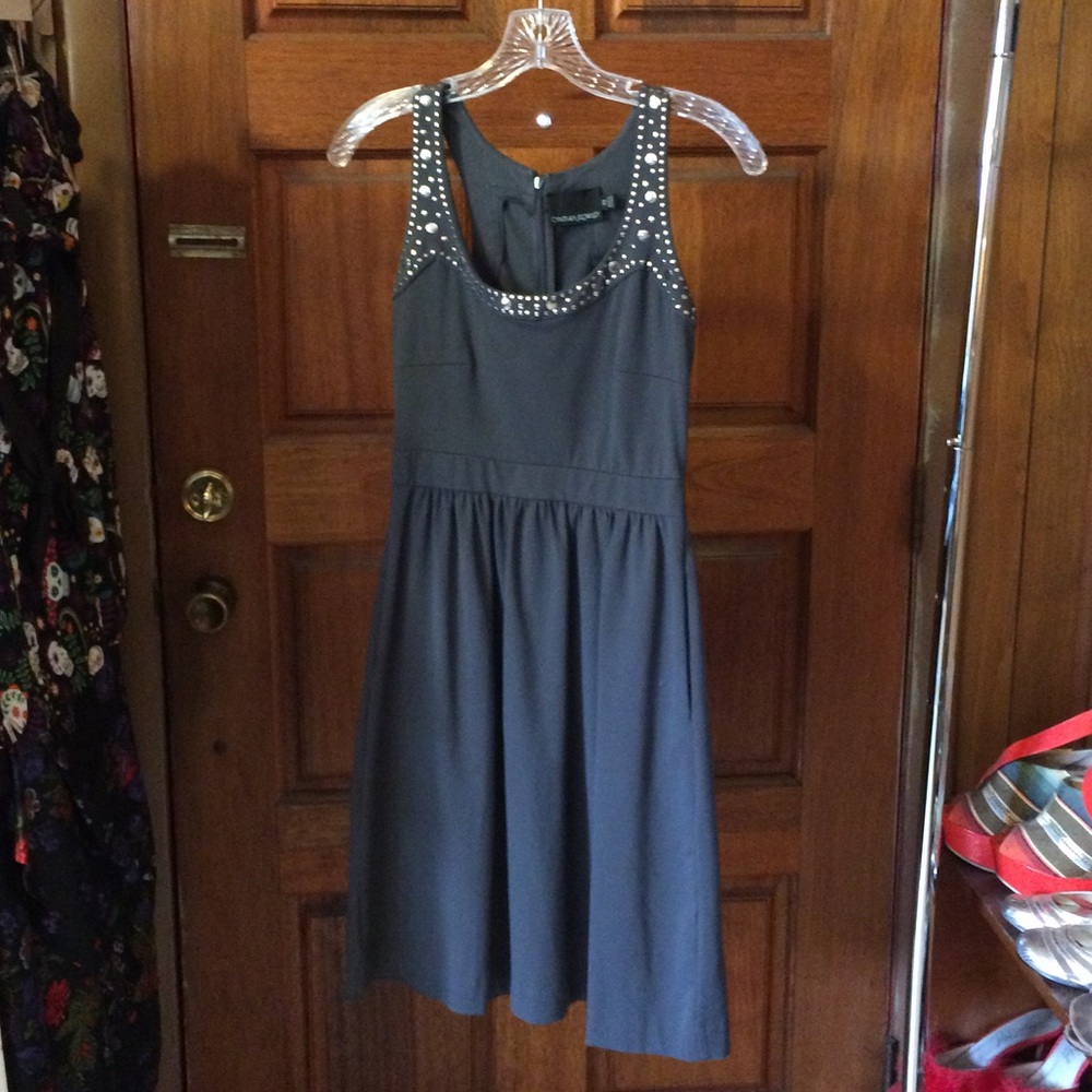 Cynthia Rowley Studded Dress with Pockets